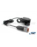 Harley Buell 1" Handlebar Mount 'Plug-n-Go' USB & 12V Auxiliary Power Outlet on J1850 ECM or AUX PWR with EAS™ Technology