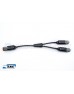 Harley CAN BUS Y-Cable Extension 6PM-to-6PFx2 PWR&DATA SERT SEPR EAS™ Technology