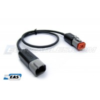 Harley Davidson J1850 Buell ECM Cable 12" Extension M-F DT06-4S DT04-4P with EAS™ Technology