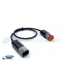 Harley Davidson J1850 Buell ECM Cable 12" Extension M-F DT06-4S DT04-4P with EAS™ Technology